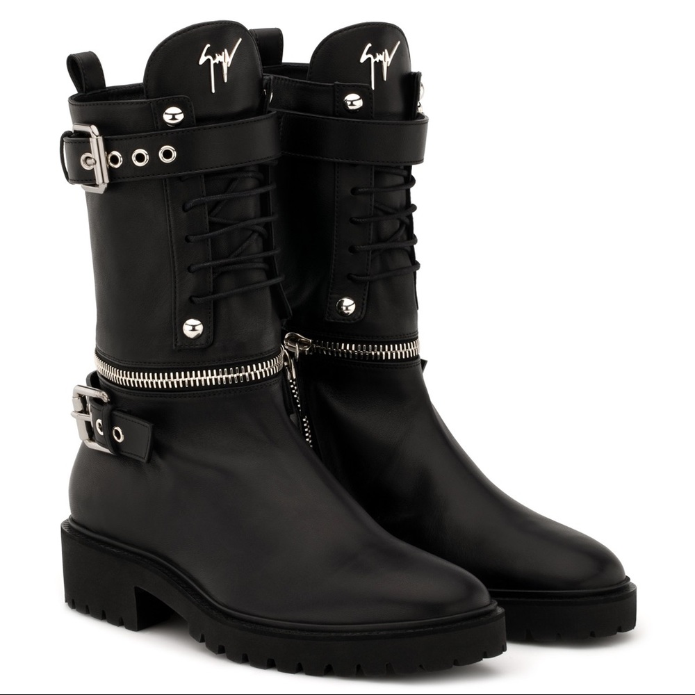 giuseppe zanotti NIB dual-function leather boots - Picture 5 of 7